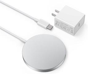 img 4 attached to 🔌 APMIEK Magnetic Wireless Charger: Fast Charging Pad with 20W PD Power Adapter for iPhone 12/12 Mini/12 Pro/12 Pro Max/Airpods Pro - Compatible with Apple MagSafe Charger