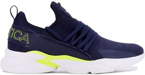 img 3 attached to 👟 Nautica Nuray 2 Navy Men's Athletic Sneakers: Lightweight, Jogging-Ready Walking Shoes (Size 9.5)