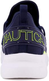 img 2 attached to 👟 Nautica Nuray 2 Navy Men's Athletic Sneakers: Lightweight, Jogging-Ready Walking Shoes (Size 9.5)