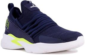 img 4 attached to 👟 Nautica Nuray 2 Navy Men's Athletic Sneakers: Lightweight, Jogging-Ready Walking Shoes (Size 9.5)