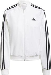 img 1 attached to Стильная и спортивная: женская куртка adidas Essentials 3-Stripe Track Jacket.