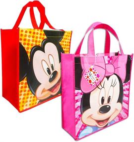 img 4 attached to Набор сумок Disney Mickey и Minnie Mouse, экологически безопасных