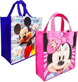 img 3 attached to Набор сумок Disney Mickey и Minnie Mouse, экологически безопасных