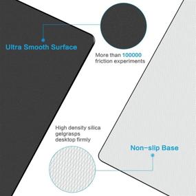 img 1 attached to 🖱️ Bitpro LGM Gaming Mouse Pad: Enhance Precision for Gaming and Office Use - Smooth Surface, High DPI Compatibility, Portable Design - 11.6"x9.5