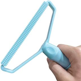 img 3 attached to 🧹 2-in-1 Portable Lint Remover - Reusable Double-Sided Fuzz Remover for Clothes, Dust, Pet Hair - Ideal Travel Brush for Clothing, Furniture, Curtains, Blankets, Couches