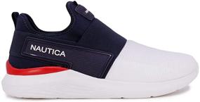 img 3 attached to 👟 Nautica Coaster Navy Lightweight Joggers - Fashion Sneakers Walking Shoes, Size 9