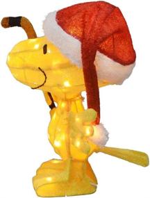 img 3 attached to 🎄 ProductWorks 86259 Hockey Holiday Display: 18" Peanuts 3D LED Woodstock - Festive and Fun Christmas Decor