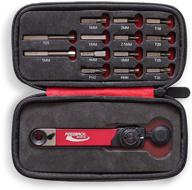 🔧 премиум набор ключей feedback sports range torque ratchet combo - черный / красный, один размер логотип