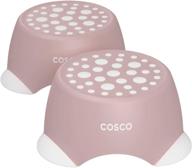 cosco kids one-step step stool, pink - pack of 2 logo