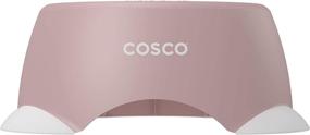 img 3 attached to COSCO Kids One-Step Step Stool, Pink - Pack of 2