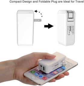 img 3 attached to BND 60W Mini Charger for MacBook Pro 13 inch Retina (Late 2012 Onwards) - Replacement 60w Magnetic 2 Power Adapter T-Tip Travel Wall Charger - Portable & Compact with Extra USB Port