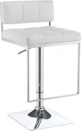 🪑 coaster home furnishings co - white adjustable bar stool logo