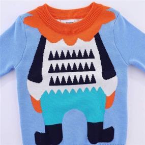 img 1 attached to 🎅 Mud Kingdom Reindeer Boys' Christmas Sweater - Stylish Clothing for Sweaters
