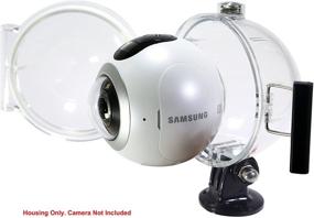 img 2 attached to 📸 Waterproof Housing Case for Samsung Gear 360 Camera (2016 V1 only) - Excluding 2017 Version
