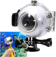 📸 waterproof housing case for samsung gear 360 camera (2016 v1 only) - excluding 2017 version logo
