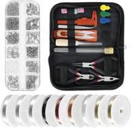 📿 welpettie jewelry making supplies kits: complete wire wrapping kit with craft rings, pliers, findings, and storage – ideal for bracelet making, beading, and jewelry repair logo