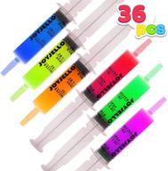 🍭 36 jello 2 oz reusable plastic tubes with caps: perfect for summer parties, graduation décor, halloween jelly shots logo
