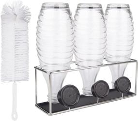 img 4 attached to ➡️ Stainless Steel Bottle Stand for SodaStream Terra/Fizzi/Jet Bottles - KXOYJAD Bottle Drying Rack