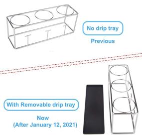 img 2 attached to ➡️ Stainless Steel Bottle Stand for SodaStream Terra/Fizzi/Jet Bottles - KXOYJAD Bottle Drying Rack