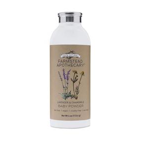 img 4 attached to 🍃 Organic Chamomile Baby Powder with Tapioca Starch, Calendula Flowers, Lavender & Chamomile - 100% Natural Formula, 4 oz (1 Pack)