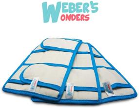 img 3 attached to 🧺 Versatile Set of 3 Weber’s Wonders Prime Mop Pads - Washable, Reusable, Durable - Compatible with Swiffer and ReadyMop Heads