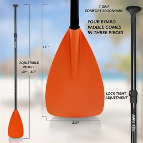 img 3 attached to SereneLife Stand Paddle Board Adjustable Paddle