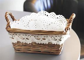 img 1 attached to 🥮 250 Pack of White Lace Doilies - Decorative Round Placemats Bulk Set for Weddings, Table Decoration - Ideal for Cake Display, Desserts, Baked Treats - Table Runner and Cake Box Liners, 10.5 Inch Diameter