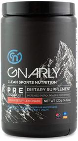 img 4 attached to 🍓 Gnarly Nutrition Preworkout: Natural Energy Boost with Beta-Alanine & Citrulline Malate, Strawberry Lemonade, 14.82 Oz (30 Servings)