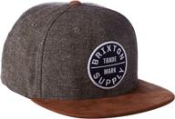 brixton men's oath iii adjustable snapback hat - medium profile, enhanced for seo logo