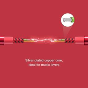 img 2 attached to High-Quality 3.5mm Audio Cable - CableCreation Right Angle, 4 Pole, Male to Male, Stereo HiFi Cable for Car, iPhone, Speaker, Beats - Silver-Plating Copper Core, 24K Gold Plated, 1.5FT