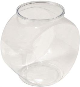 img 4 attached to 🐠 Koller Products 1/2-Gallon Fish Bowl Drum: Clear, 6.3"L x 4.2"W x 6.3"H! Find the Perfect Fish Bowl.