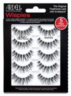 👁️ ardell wispies black false eyelashes - 1 pack with 5 strip lashes for enhanced seo logo