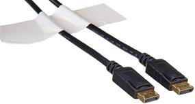 img 1 attached to 💻 Premium 6 Feet Black DisplayPort-Male to DisplayPort-Male Cable by Belkin F2CD000b06-E