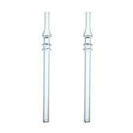 clear honey straw 2 pack logo