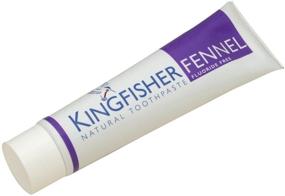 img 1 attached to Kingfisher Natural Fennel Toothpaste Fluoride