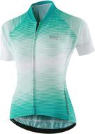 🚴 baleaf women's short sleeve cycling jersey - road bike shirt with 4 rear pockets, upf50+, ideal for bicycle biking tops логотип