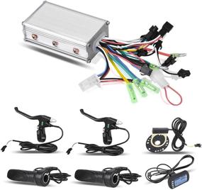 img 4 attached to 🛵 36V/48V1500W Electric Motor Brushless Controller Kit with Brake, Speed Adjustment Throttle, Hall Sensor, Speed Assist Sensor for Steady Speed, Sensitive Braking Control - E-Bike Scooter Controller