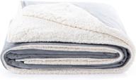 🛌 linenspa minky and sherpa weighted blanket duvet cover - zipper closure - 10 stitched loops- easy care logo