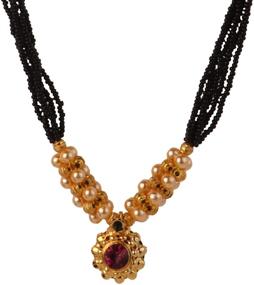 img 1 attached to Efulgenz Mangalsutra Jewelry Traditional Necklace Women's Jewelry