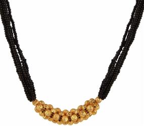 img 3 attached to Efulgenz Mangalsutra Jewelry Traditional Necklace Women's Jewelry