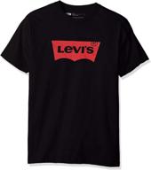 👕 средняя черная футболка levis classic логотип