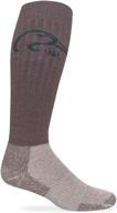 🦆 ducks unlimited men's tall merion wool heavy boot sock: superior warmth and durability for outdoor enthusiasts logo