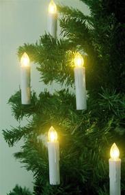 img 2 attached to 🎄 Enhance Your Christmas Tree Décor with 30PCS Flameless LED Taper Candles – Remote Timer, Flickering Flame, Battery Operated – Ideal for Party Decorations, Warm White Glow