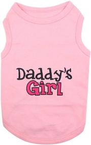 img 4 attached to 🐶 Stylish Parisian Pet Dog Cat Tee Shirts: Cute Daddy's Girl T-Shirt