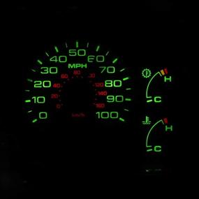 img 1 attached to 🔆 HERCOO White LED Instrument Gauge Cluster Speedometer Light Bulbs Compatible with 2005 2006 2007 Ford F250 F350 Super Duty