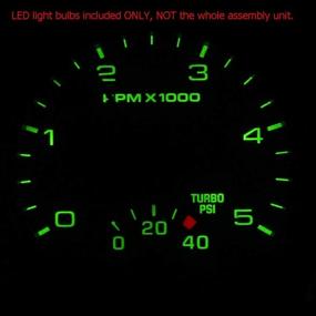 img 4 attached to 🔆 HERCOO White LED Instrument Gauge Cluster Speedometer Light Bulbs Compatible with 2005 2006 2007 Ford F250 F350 Super Duty