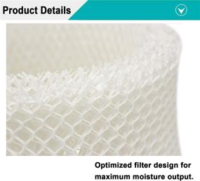 img 3 attached to 🌬️ 4 Pack Lemige Humidifier Wicking Filters Compatible with Honeywell Replacement Filter A, HAC-504, HAC-504AW, HAC504V1, HCM350, HCM-350W, HCM-300T, HCM-315T, HCM-600, HCM-710 and Other Cool Mist Models