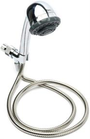 img 2 attached to 🚿 Culligan HSH-C135 Chrome Hand-Held Massage Showerhead: Filtered, 10,000 Gallon Capacity - Enhance Your Shower Experience!