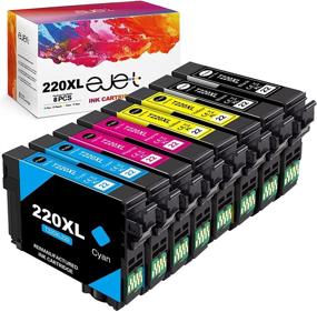 img 4 attached to 🖨️ Epson 220 XL 220XL T220XL Ink Cartridge Replacement - 8 Pack for WF-2760 WF-2750 WF-2630 WF-2650 WF-2660 XP-320 XP-420 XP-424 Printer