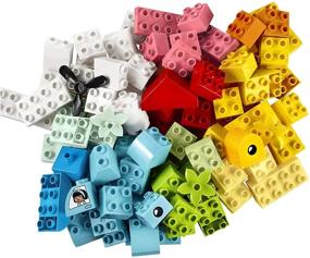 img 3 attached to ❤️ LEGO DUPLO Сердечная коробка 10909 - Набор для первых построек и обучающая игрушка для малышей, идеально подходит для развития дошкольников (80 деталей)